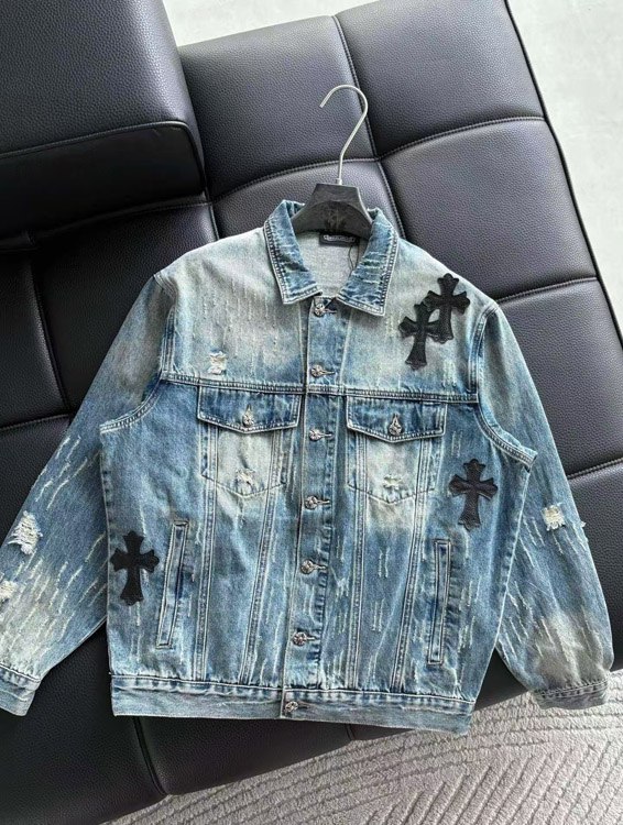 Chrome Hearts CH high-quality denim jacket