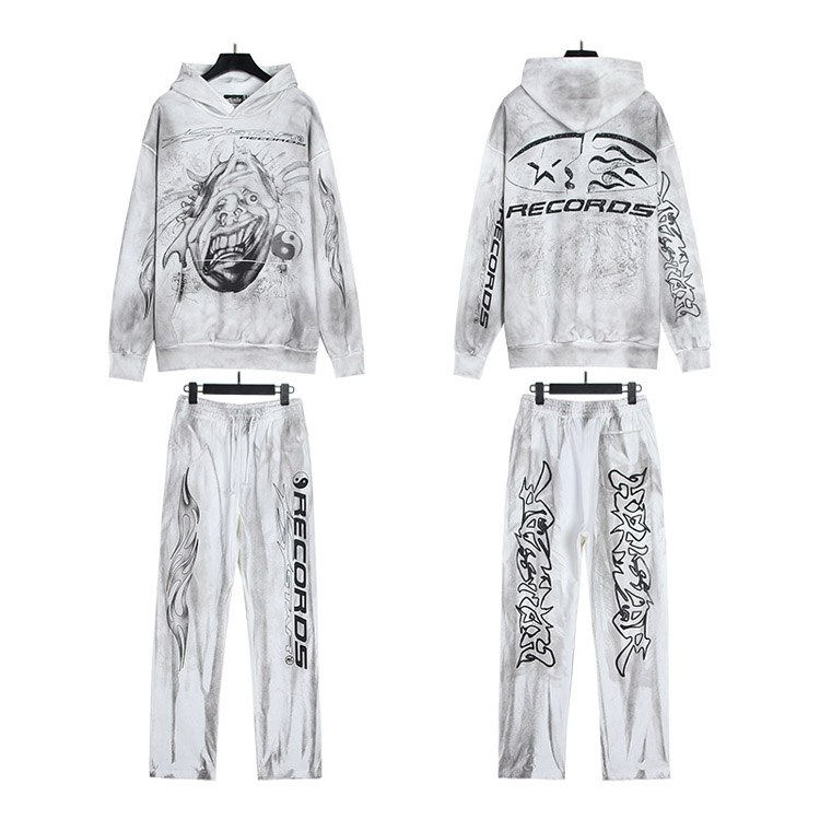  Hellstar Printed HoodieSweatpants Set